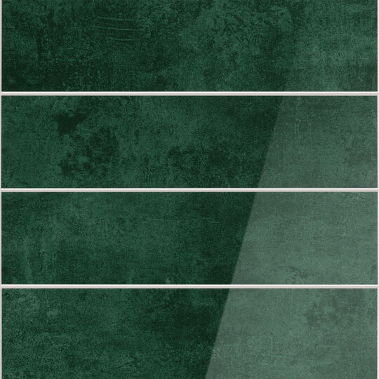 selbstklebende Wandfliese Premium Stacked Tiles emerald image number null